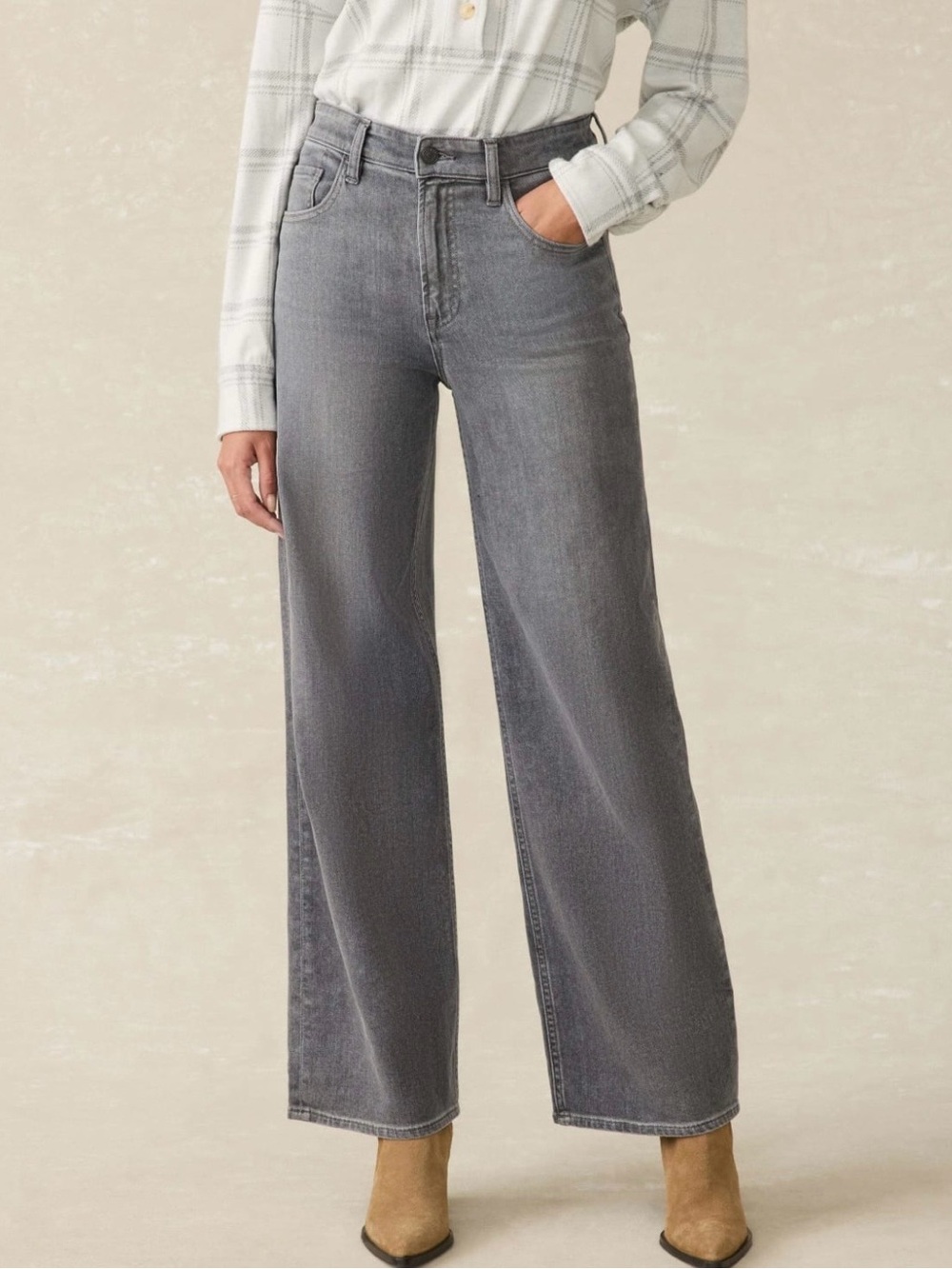 Faherty Grey Dream Jeans